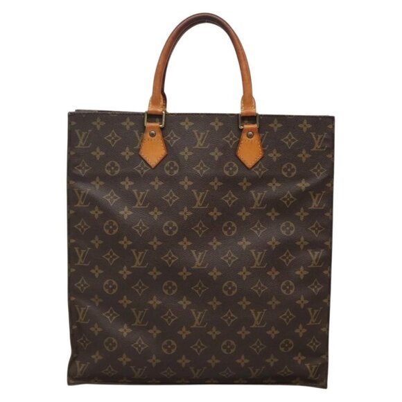 LOUIS VUITTON Monogram Sac Plat Hand Bag M51140 LV Auth 132679 - Picture 3 of 16